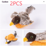 Electronic cat hunting toy with bird-inspired movement