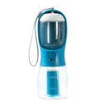 Portable dog travel water dispenser for walks and outdoor activities