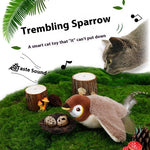 Flashona interactive flapping bird cat toy for indoor cats