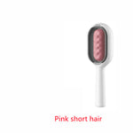 Grooming brush for long-haired and short-haired dogs and cats