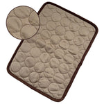 Portable cooling mat for dogs at home or while traveling