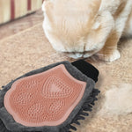 Silicone pet bathing and massage brush